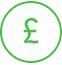 Pound sign icon showing our pledge to be cheaper and offer excellent deals