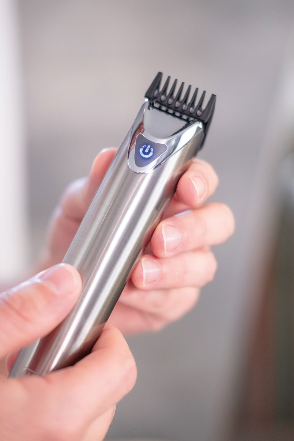 Wahl Cordless Stainless Steel Stubble & Beard Trimmer Grooming Set 9818